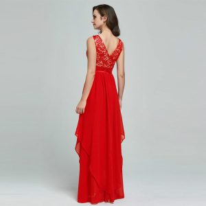 Stilla | Blonde Spliced Chiffon Kjole