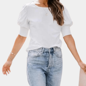 Stilla | Elegant Loose Damebluse Trendy & Casual