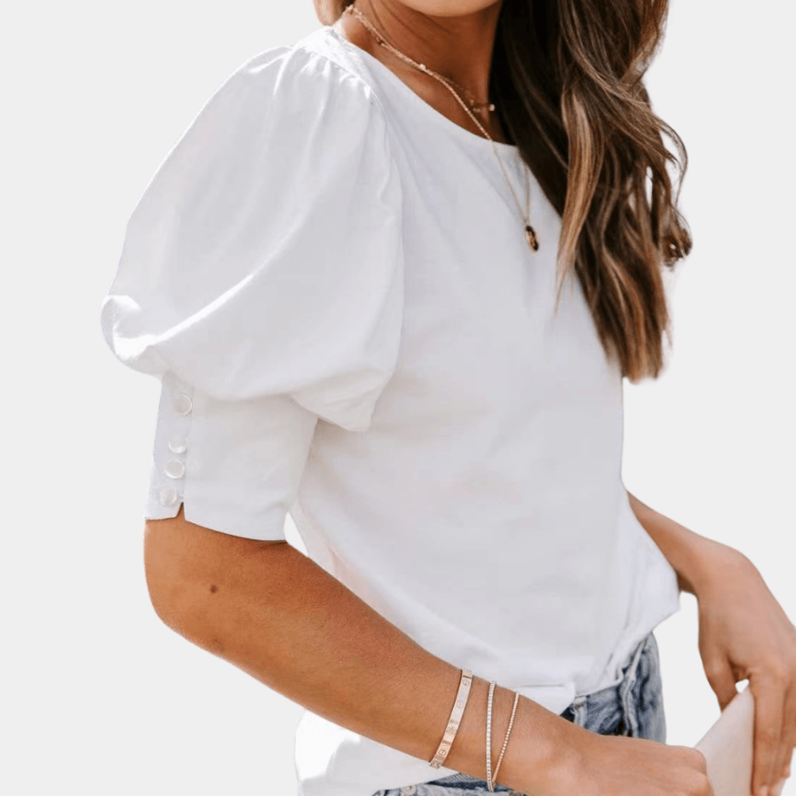 Stilla | Elegant Loose Damebluse Trendy & Casual