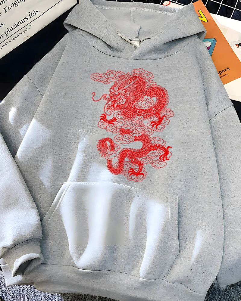 Stilla | Hættetrøje Med Grafisk Print Til Kvinder