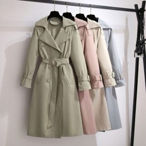 Stilla | Elegant Dobbeltbryst Trenchcoat