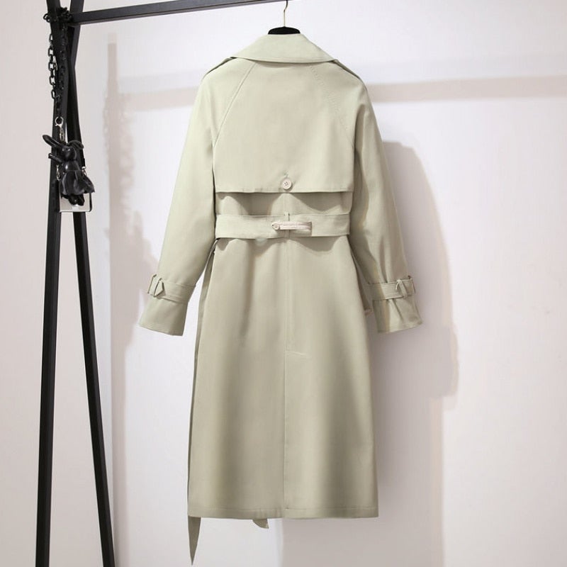 Stilla | Elegant Dobbeltbryst Trenchcoat