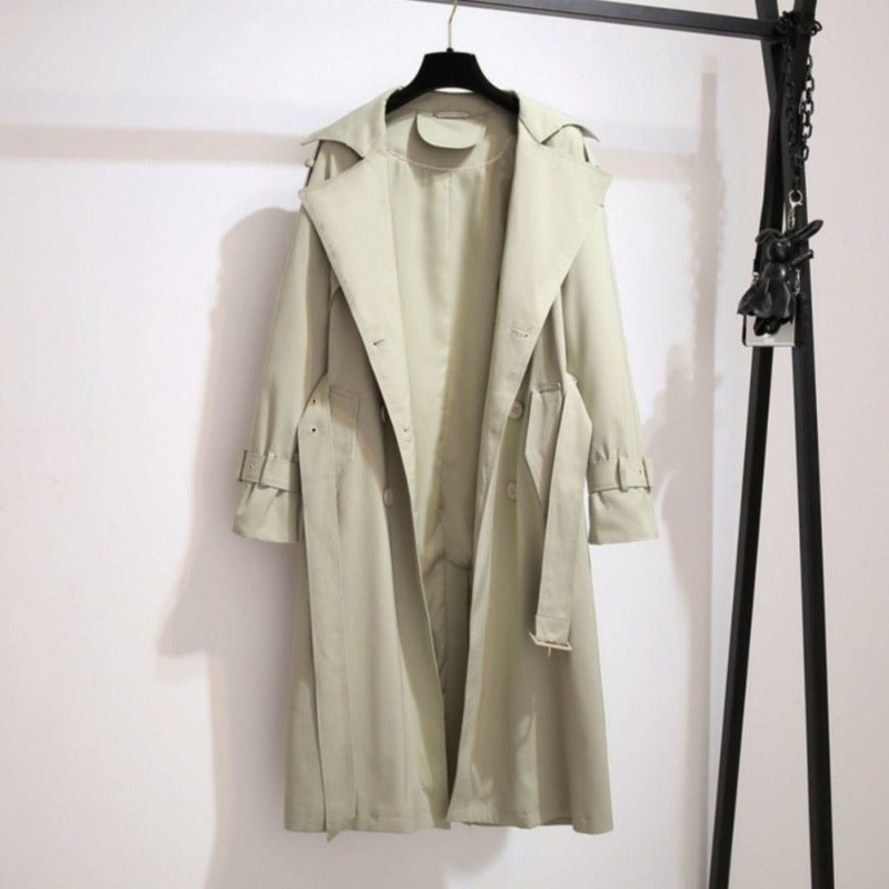 Stilla | Elegant Dobbeltbryst Trenchcoat