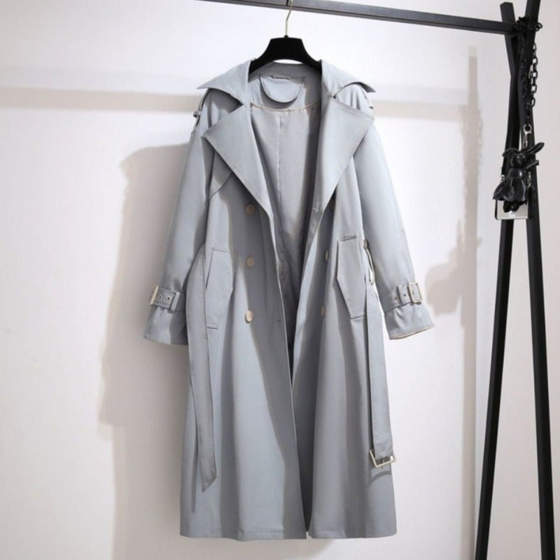 Stilla | Elegant Dobbeltbryst Trenchcoat