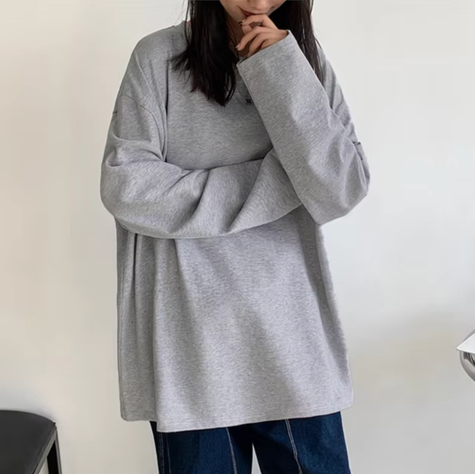 Stilla | Langærmet T-shirt i bomuld