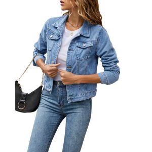 Stilla | Jakke Kvinders Denim Jakke
