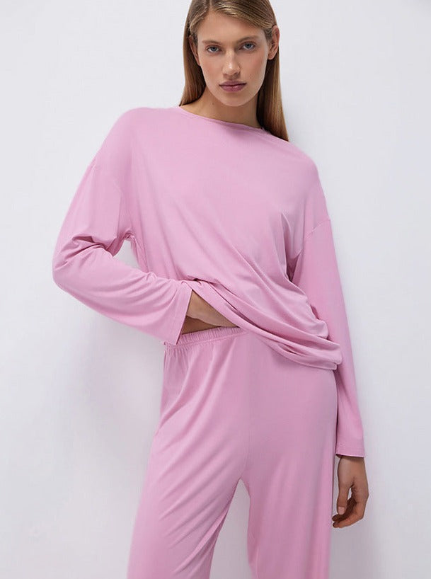 Stilla | Løs Pyjamas Med Lange Ærmer