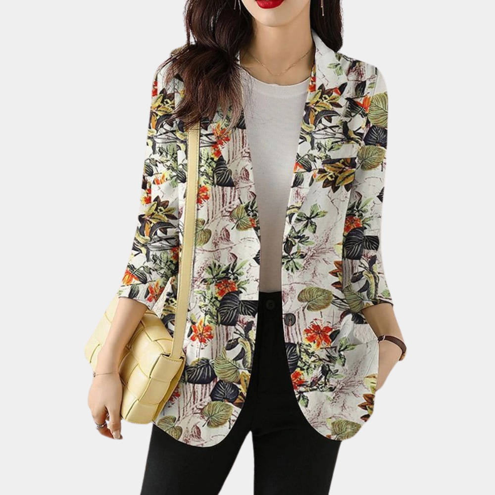Stilla | Blomstret Kvinders Blazer