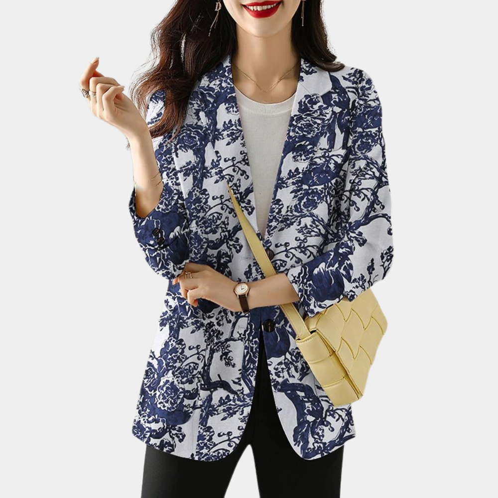 Stilla | Blomstret Kvinders Blazer