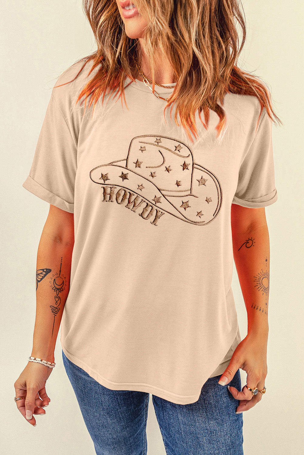 Stilla | Hat Grafik Rundhals Kortærmet T-Shirt