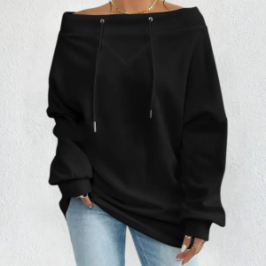 Stilla | Klassisk Off-Shoulder Sweatshirt til Damer