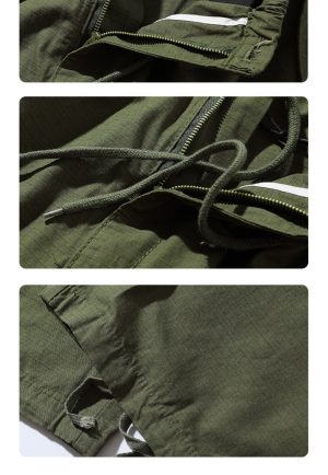 Stilla | Multi-lomme bomuldsbuks i Khaki