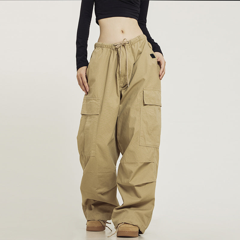 Stilla | Multi-lomme bomuldsbuks i Khaki