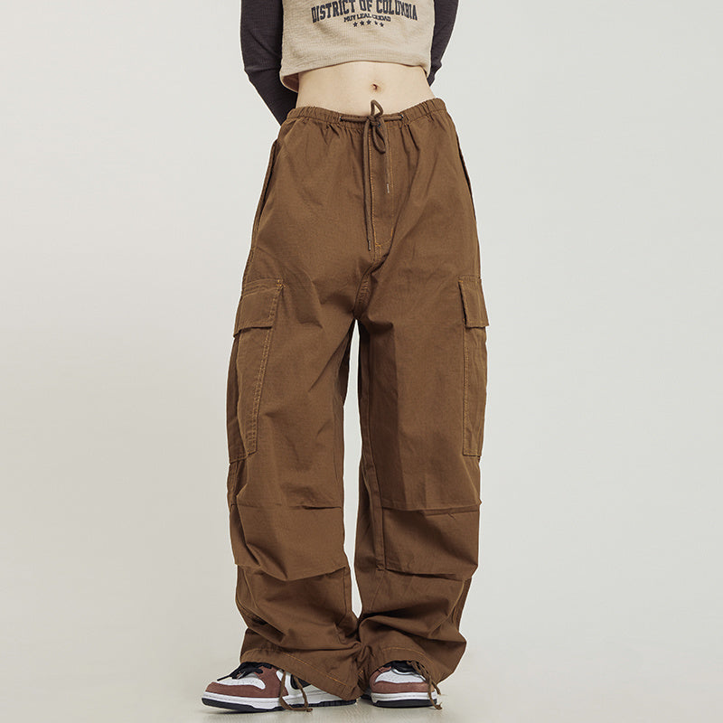 Stilla | Multi-lomme bomuldsbuks i Khaki