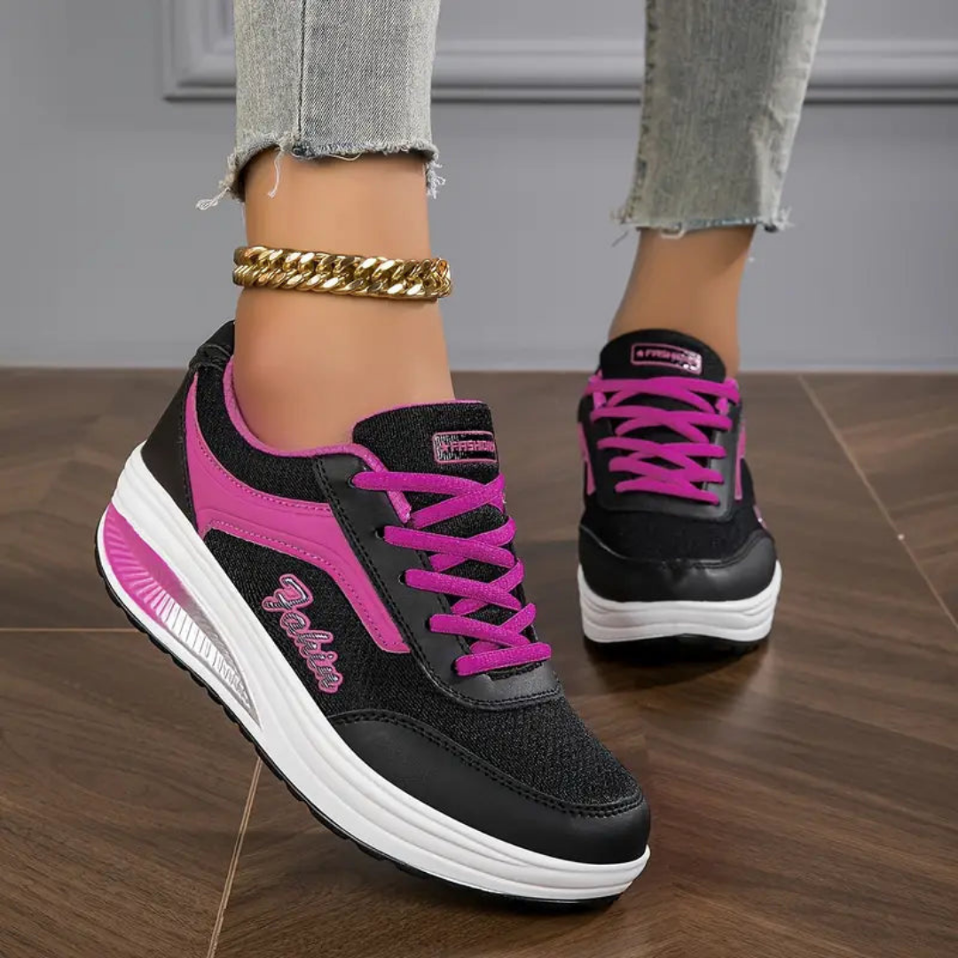 Stilla | Dame Orthopædisk Plateau Sneakers