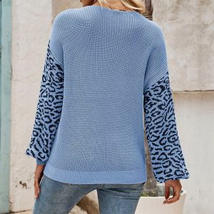 Stilla | Striktrøje med Dyreprint Ærmer Polyester Komfortabel, Trendy på udsalg