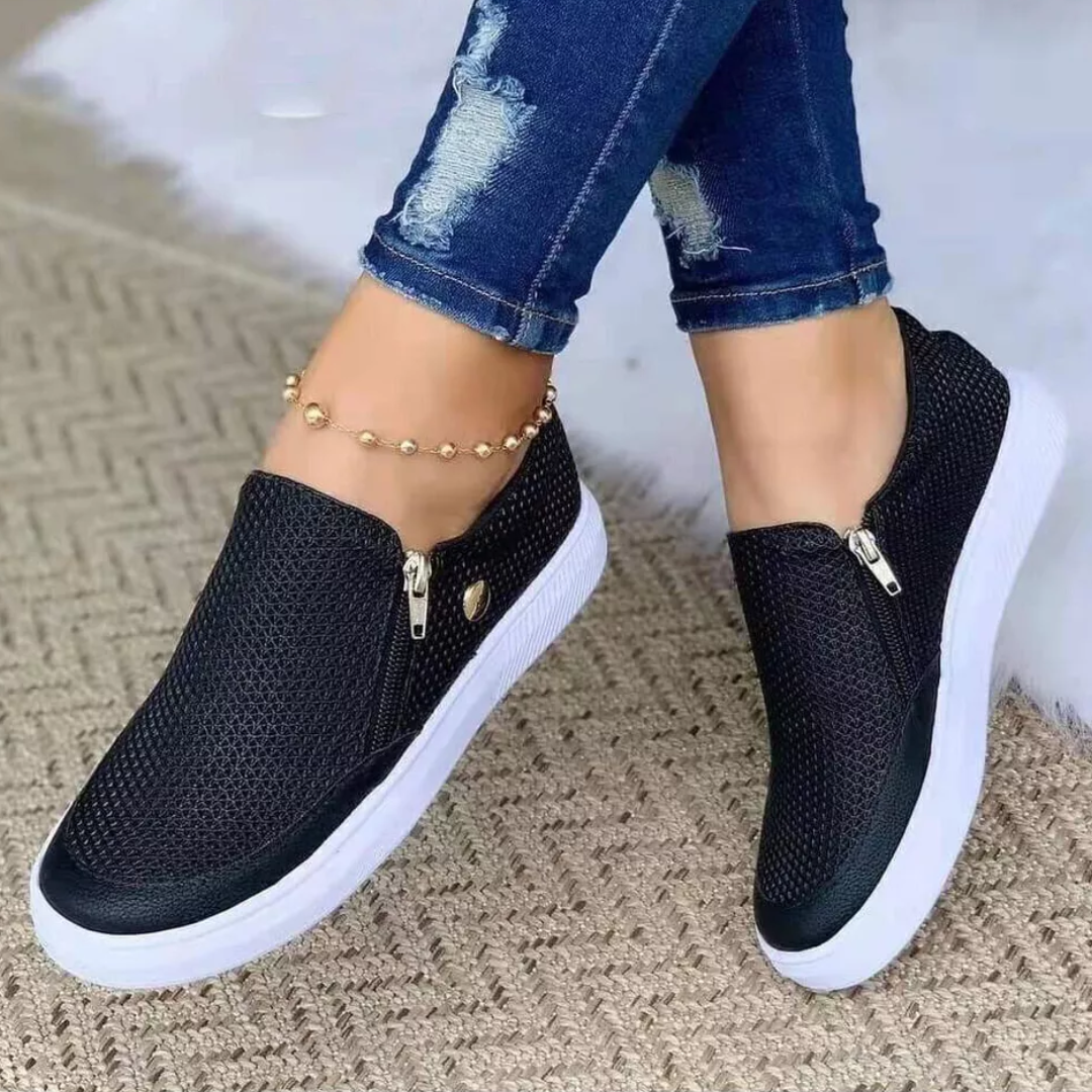 Stilla | Dame Behagelig Slip on Sneakers Rabat