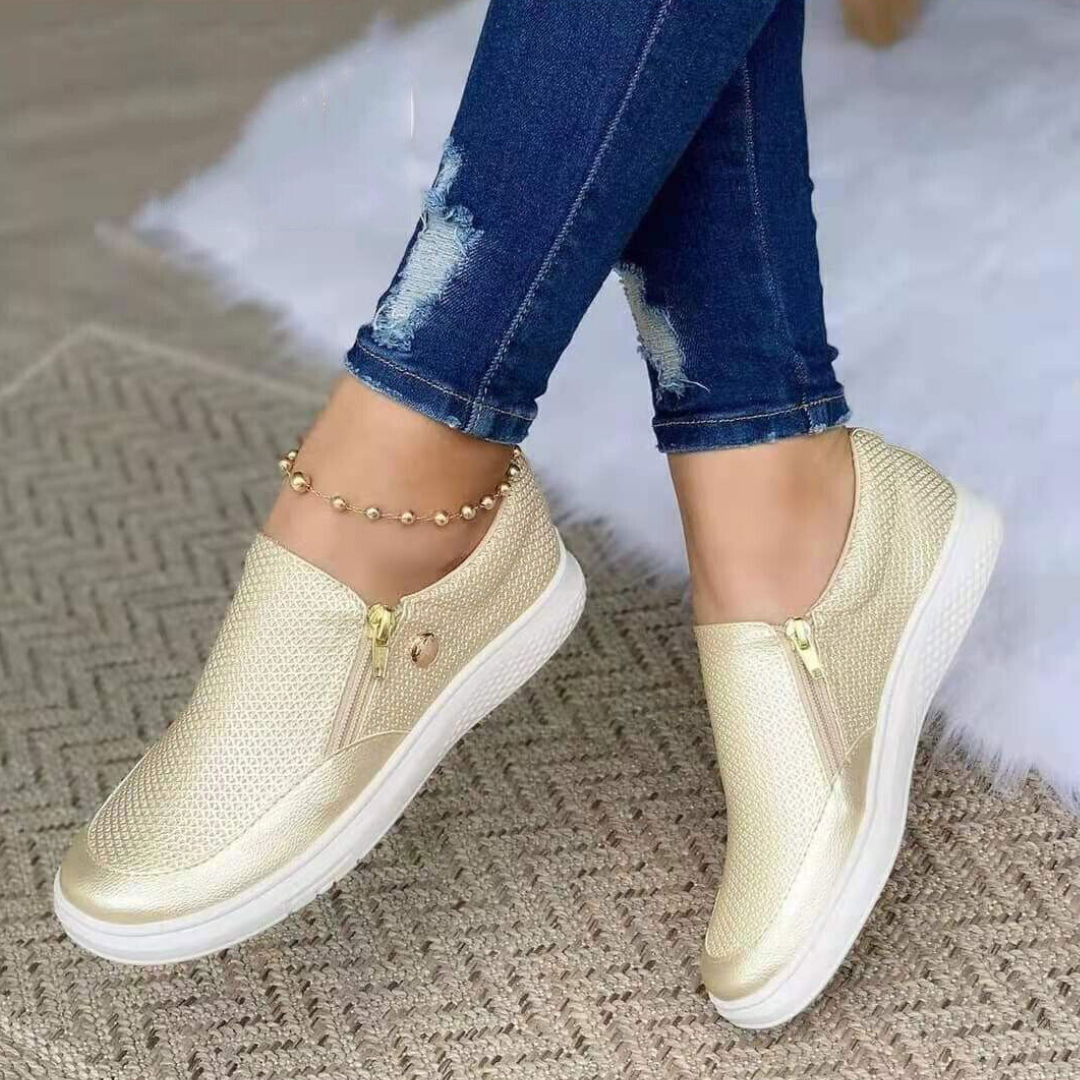 Stilla | Dame Behagelig Slip on Sneakers Rabat