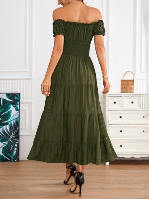 Stilla | Maxi Kjole Med Bare Skuldre Online nu