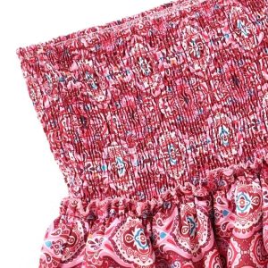 Stilla | Sexy Blomster Mini Nederdel Online Hot Salg