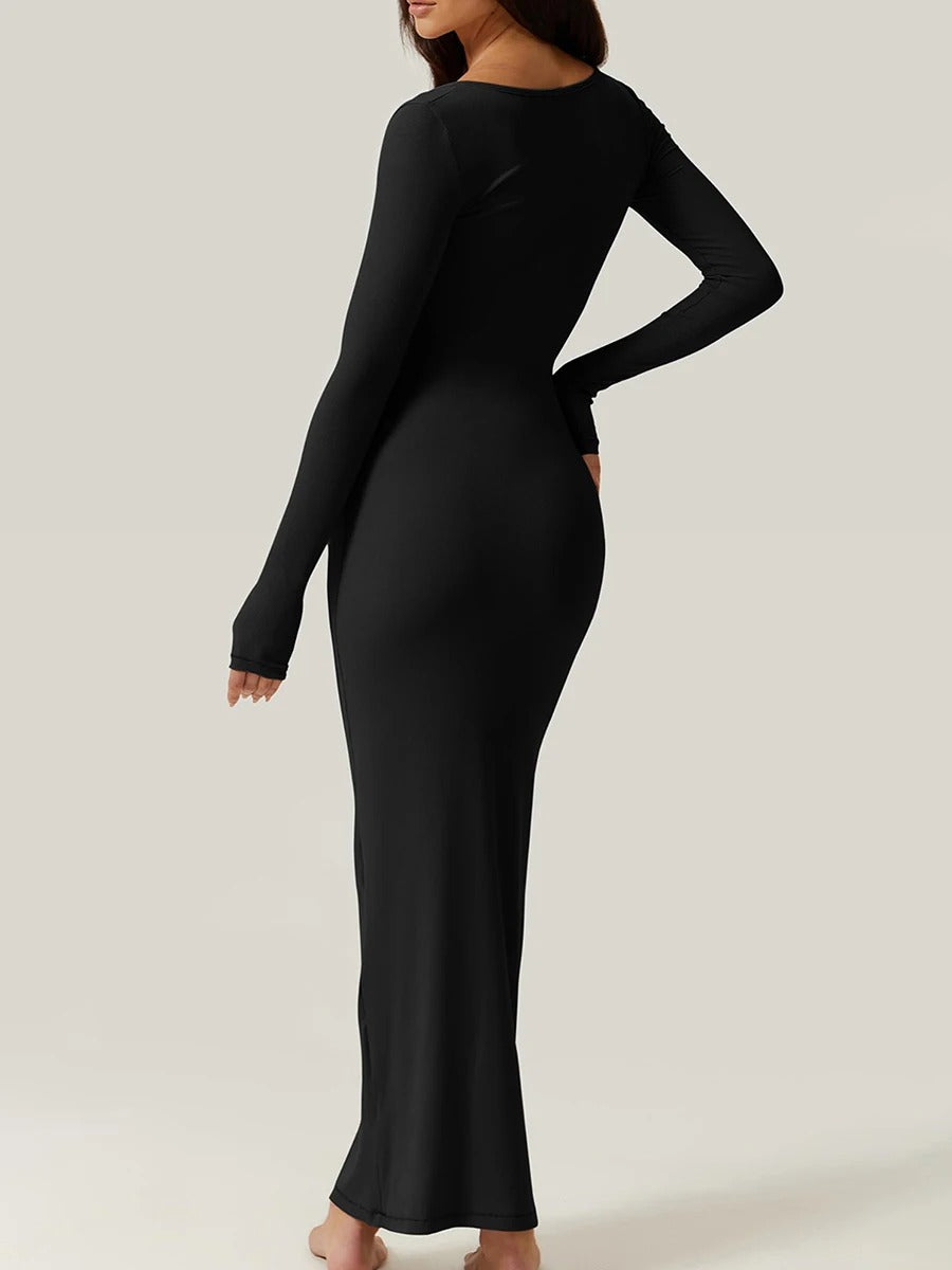 Stilla | Slank Ribbede Bodycon Kjole til Kvinder