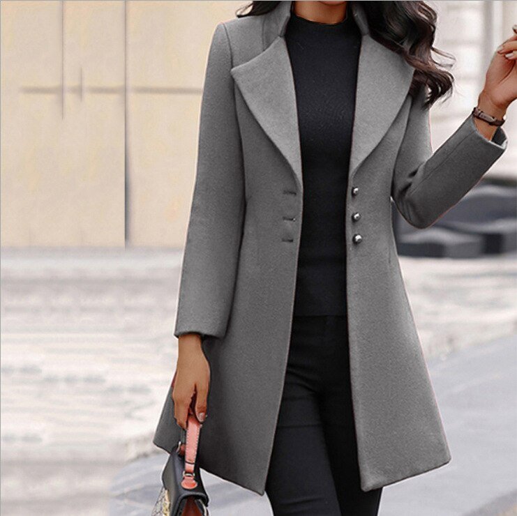 Stilla | Trenchcoat med knapper til kvinder Udsalg