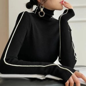 Stilla | Trøje Kvinders Strikket Turtleneck Sweater