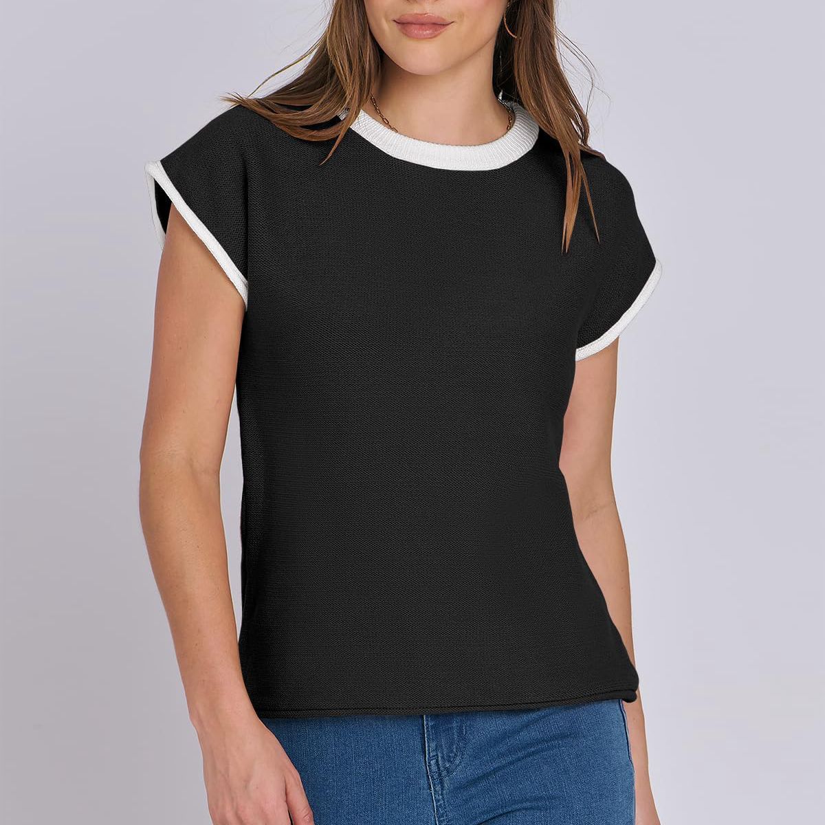 Stilla | Casual Stribet Sweater Online salg