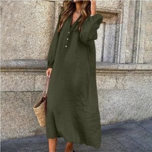 Stilla | Oversize Skjorte Kjole Damer