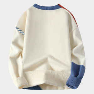Stilla | Patchwork-Pullover Hot på udsalg