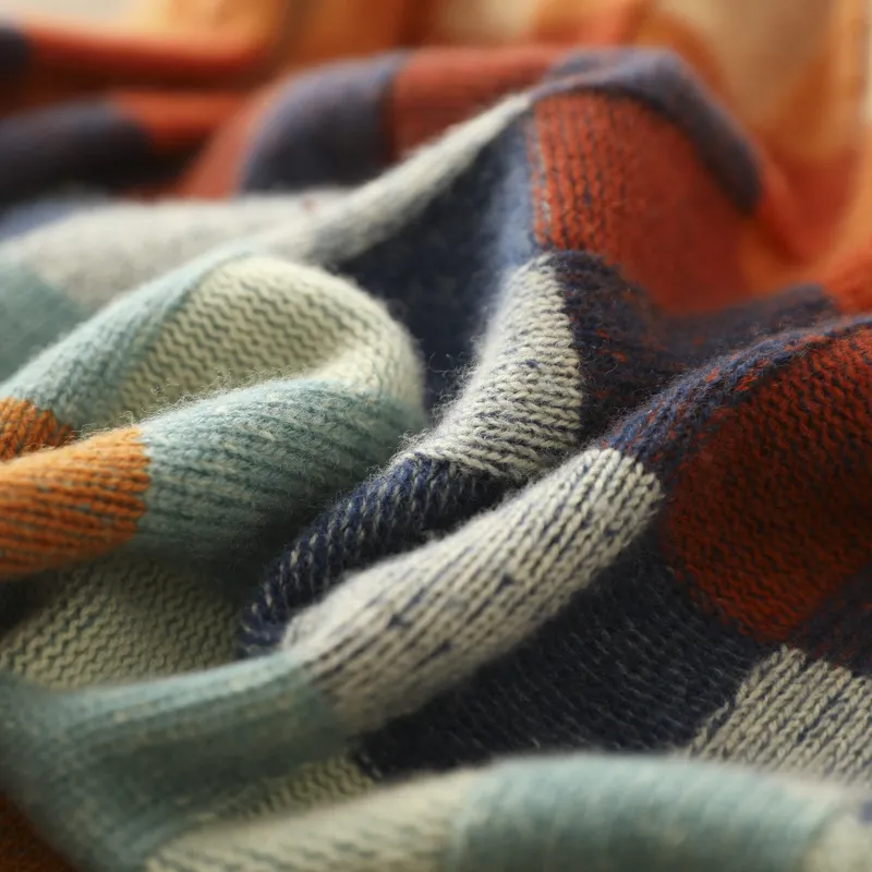Stilla | Refinet Patchwork Rullekravesweater