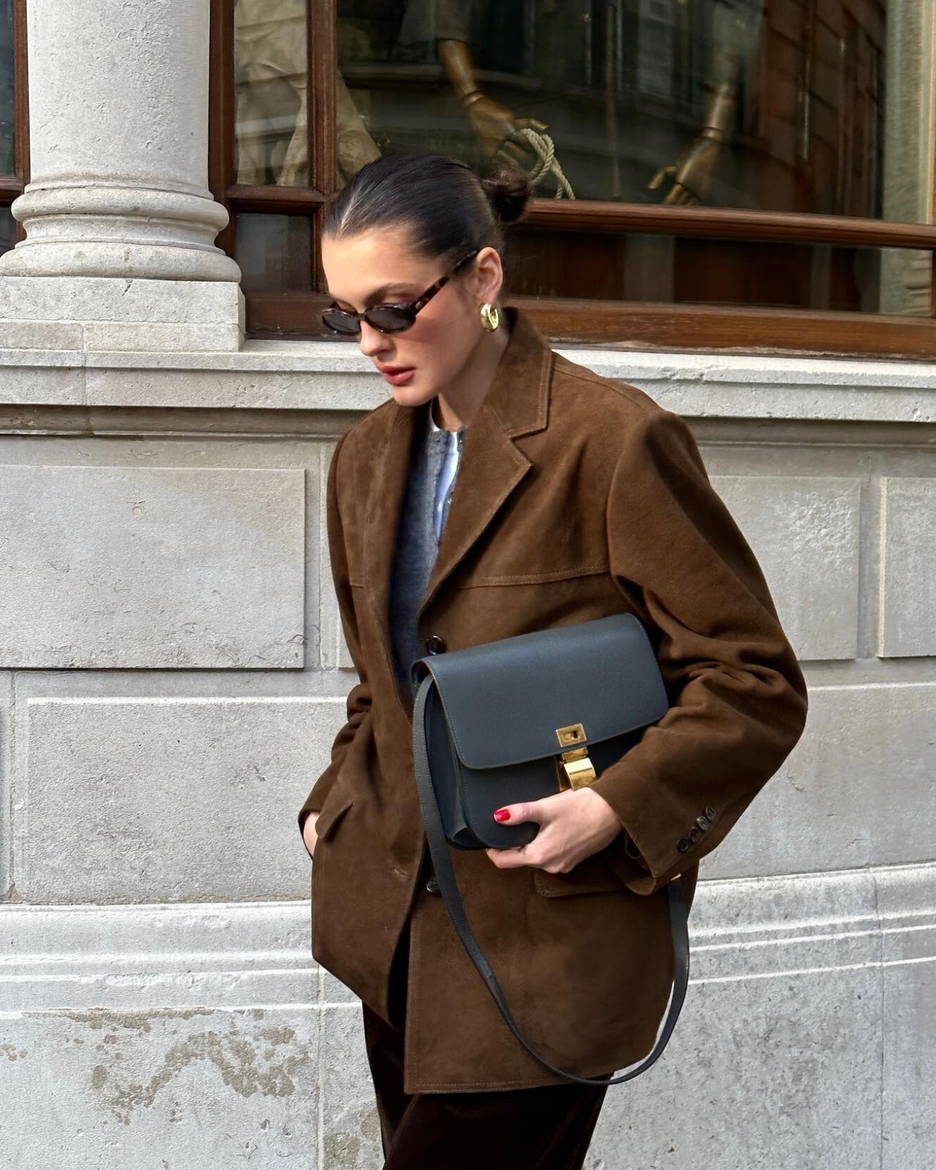 Stilla | Suede blazer med elegance