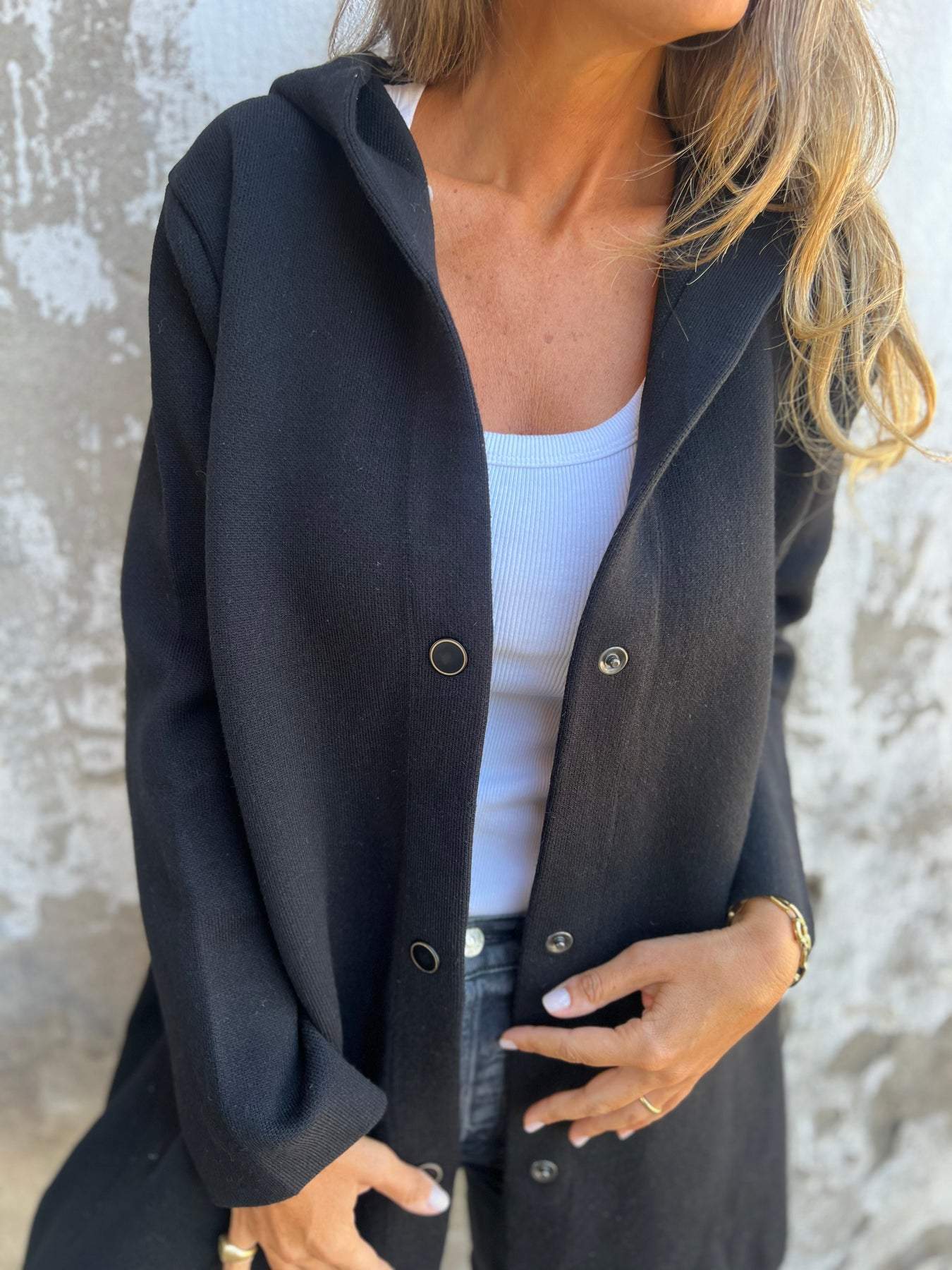 Stilla | Pullover i Uld med Knaplukning