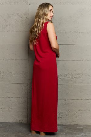 Stilla | Størrelse Scoop Neck Maxi Tankkjole