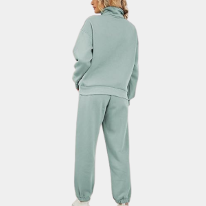 Stilla | Behageligt Kvinder Sweatshirt Sæt Med Lynlås