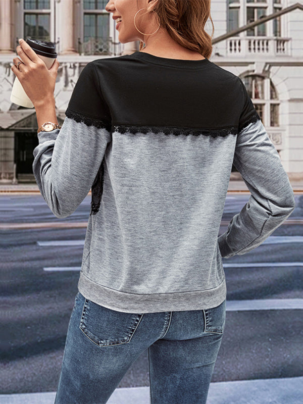 Stilla | Block Langærmet Hoodie
