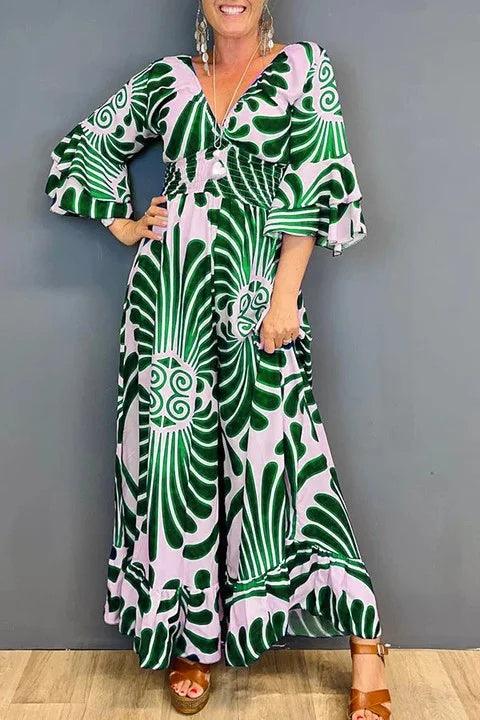 Stilla | Elegante Printet Jumpsuit