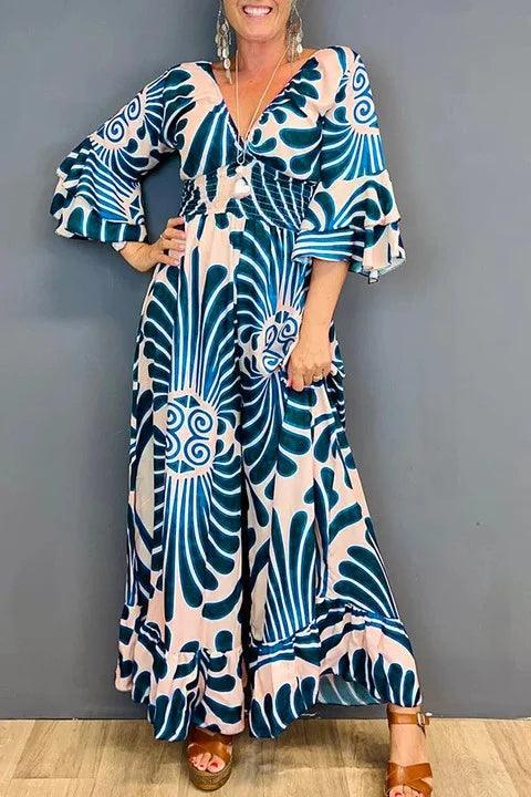 Stilla | Elegante Printet Jumpsuit