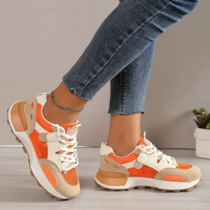 Stilla | Stilfulde Dame Sneakers Colorblock Design Med Høj Bærekomfort Online Hot Salg