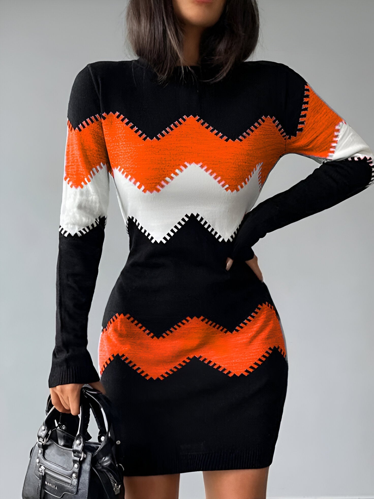 Stilla | Elegante Strikket Bodycon Mini Kjole