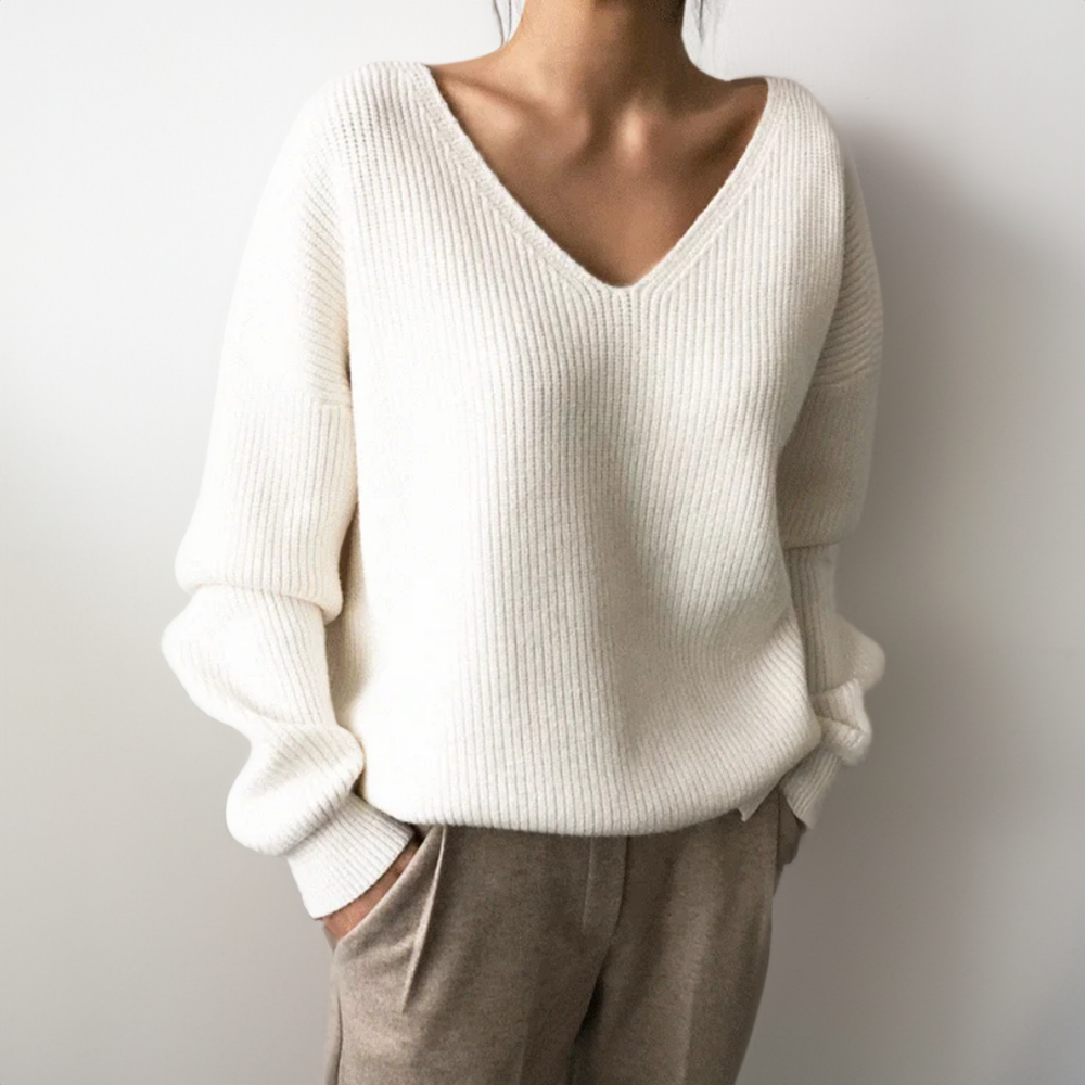 Stilla | Pullover i blødt strikmix