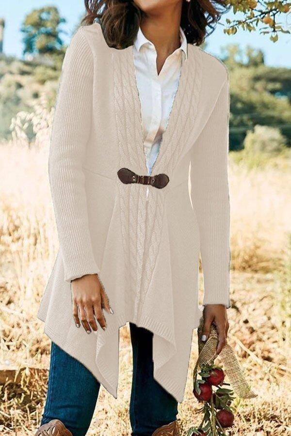 Stilla | Den elegante lange cardigan Online Hot Salg