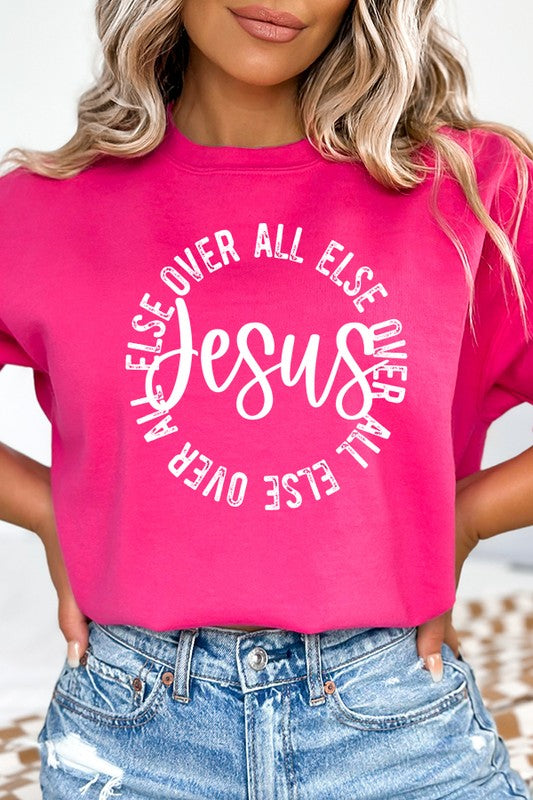 Stilla | Like Jesus Floral Graphic Sweatshirt