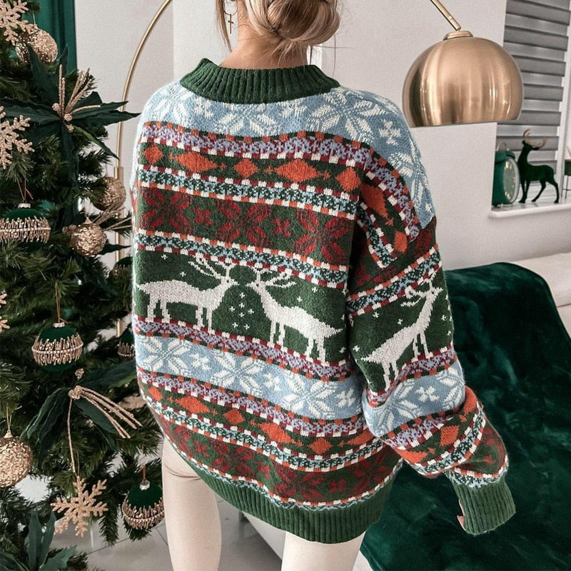 Stilla | Super Hyggelig og Varm Dametrøje i Julelook