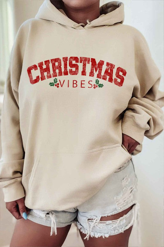 Stilla | Vibes Graphic Hoodie Plus Size Online