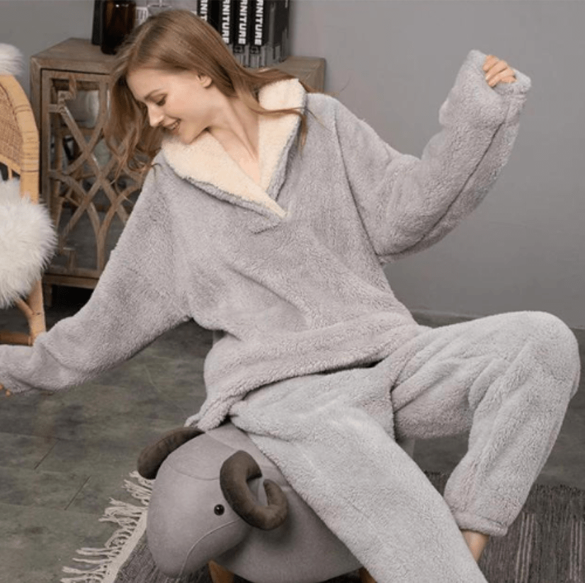 Stilla | Dame Pyjamasæt I Fleece Behagelig & Varm
