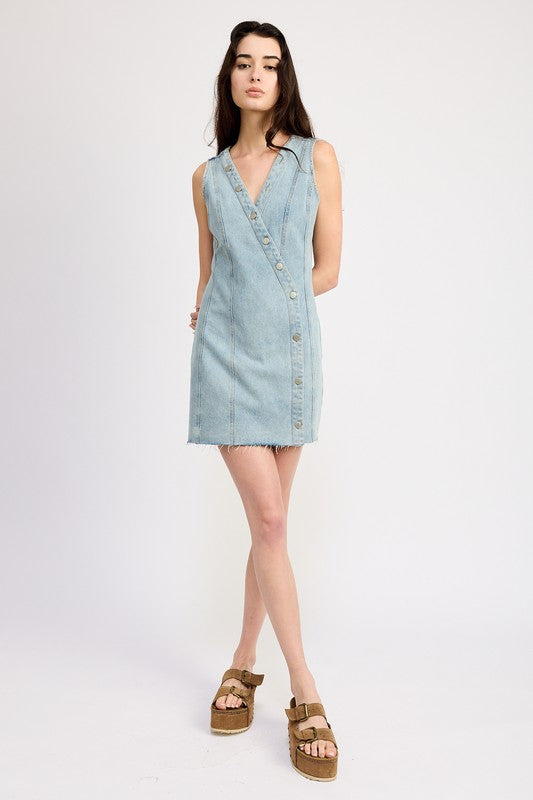Stilla | Denim Mini Kjole