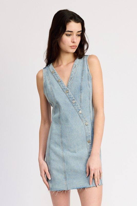 Stilla | Denim Mini Kjole