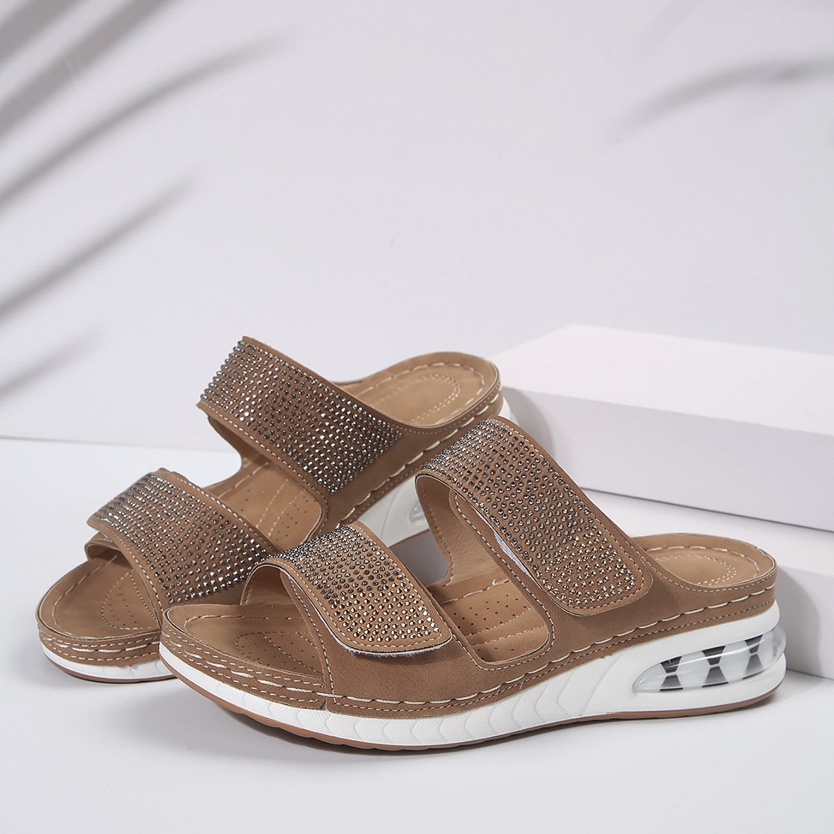 Stilla | Sommer Strass Hjemmesko Damer Online salg