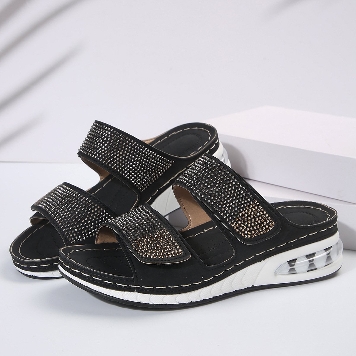 Stilla | Sommer Strass Hjemmesko Damer Online salg